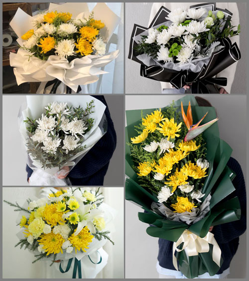 四川成都邛崃市冉义镇白事花束代送